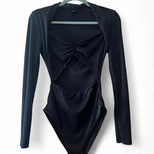 Shein Women's Black Crop-top